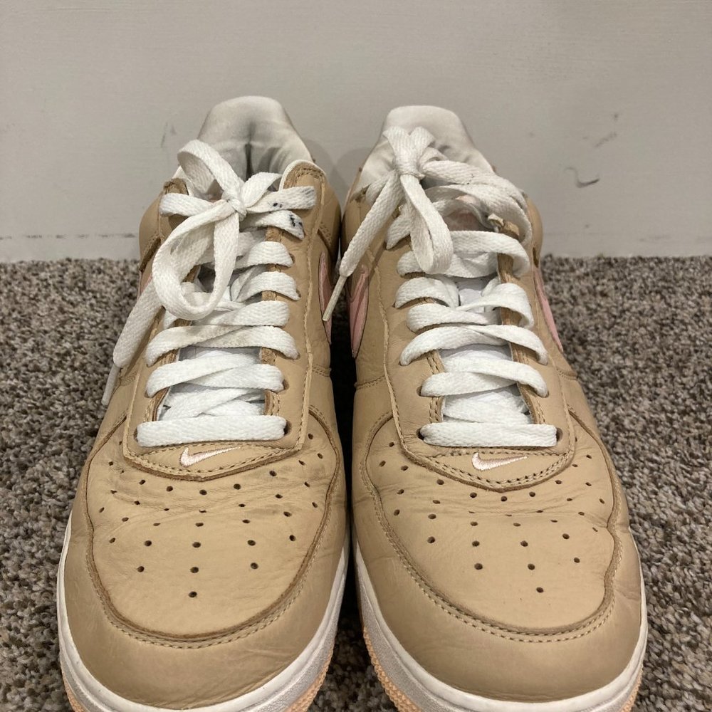 Nike Air Force - VERY RARE 1 Low Retro Kith Linen 2016 - Men Size 10 - Pre Owned - Picture 6 of 6